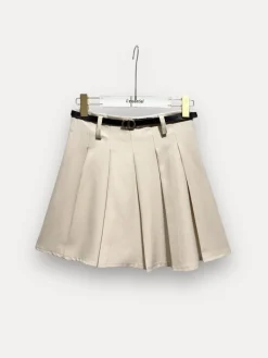 Aepleated Trapeze Skirt