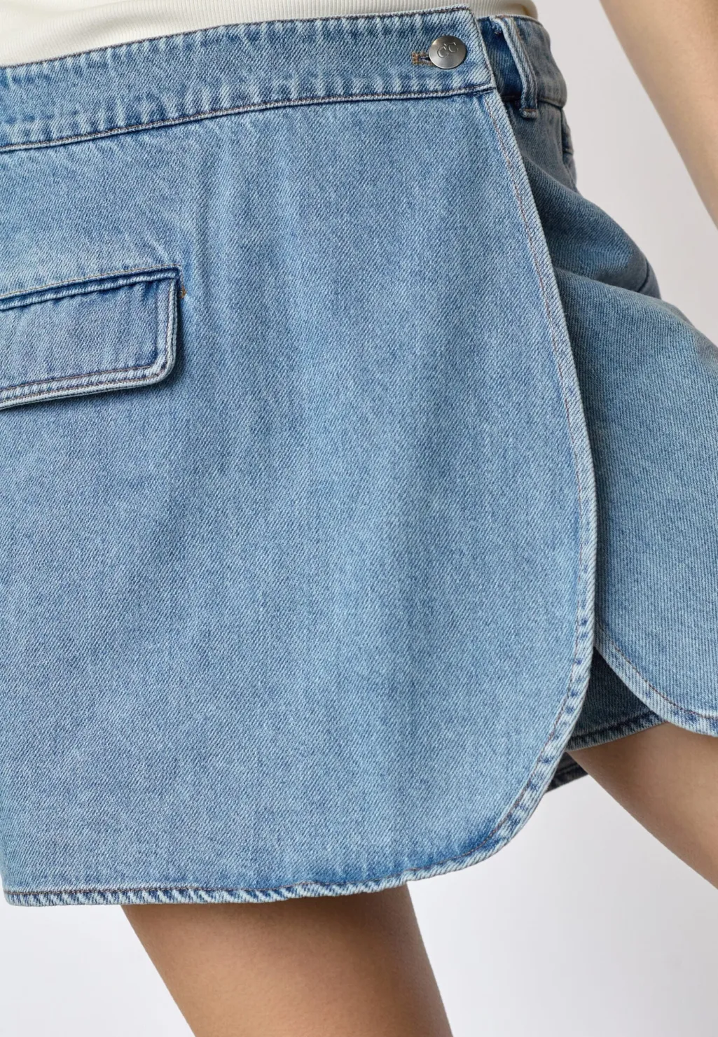 Asjacc Wrap Denim Skort 44020