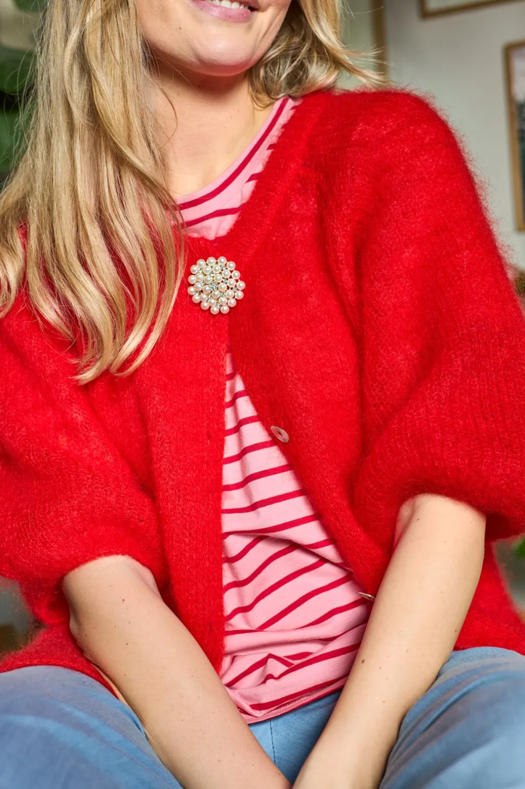 Bcbjoerk Patent Knit Cardigan 1251