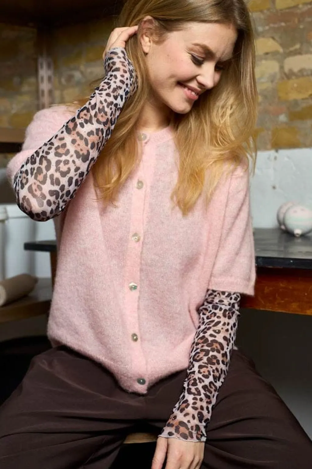Bcdell Ss Cardigan 1253