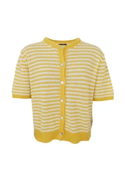 Bcdell Striped Ss Cardigan 1256