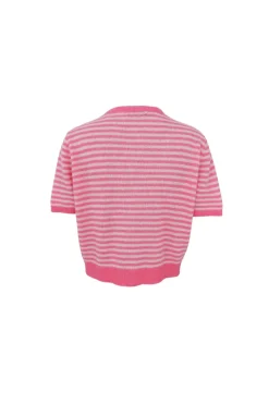 Bcdell Striped Ss Cardigan 1256