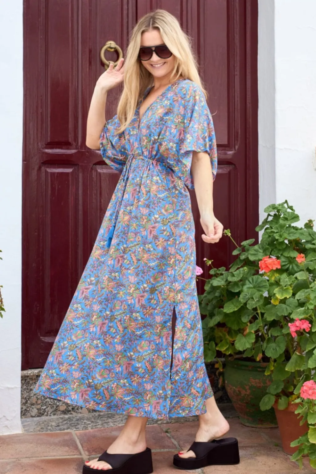 Bcluna Long V-Neck Dress 39215