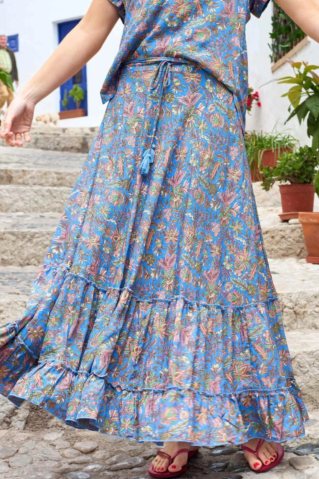 Bcluna Maxi Frill Skirt 39133