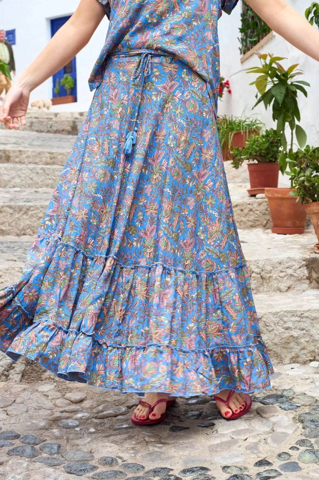 Bcluna Maxi Frill Skirt 39133