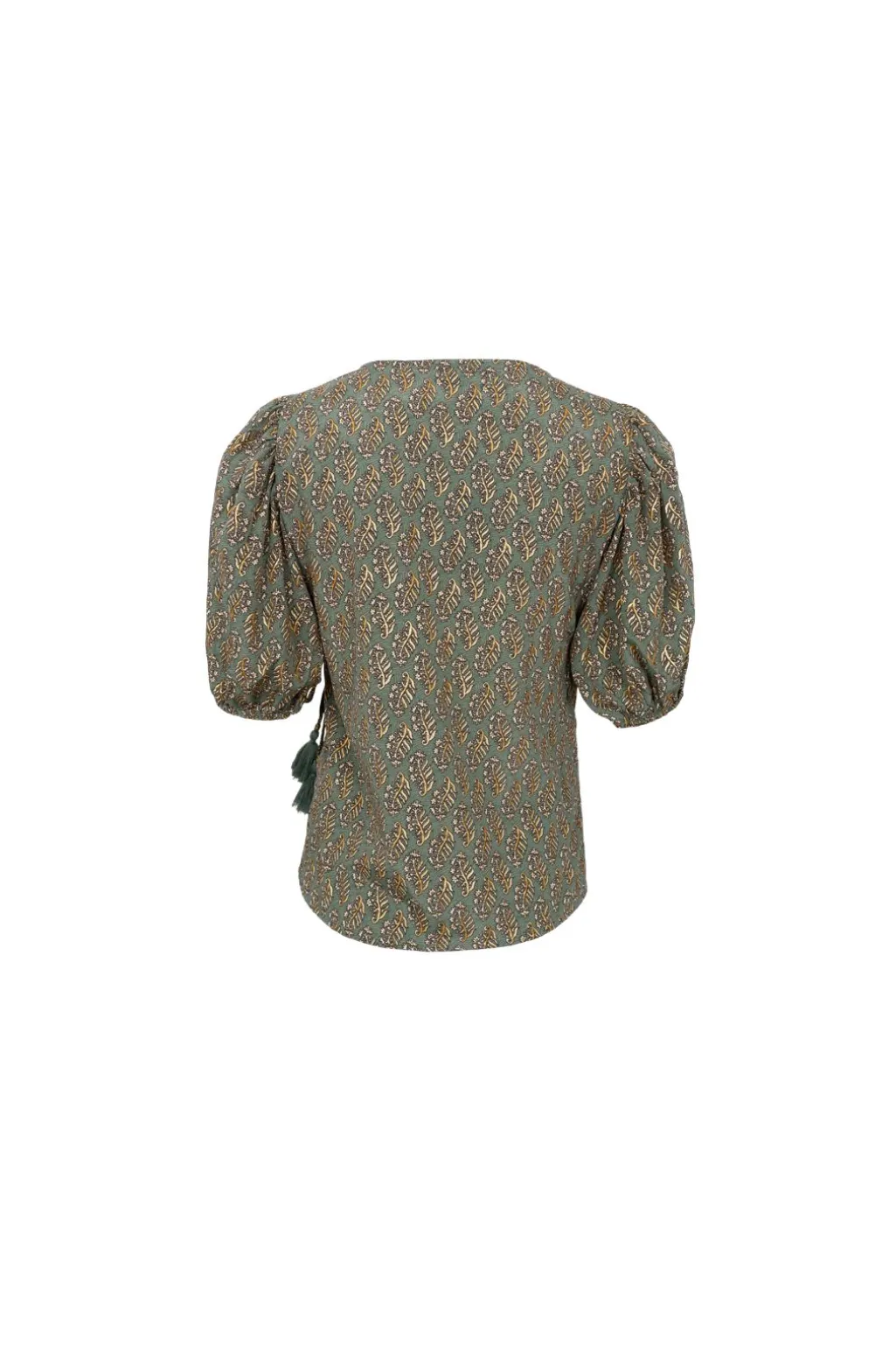 Bcluna Puff Sleeve Wrap Blouse 39175