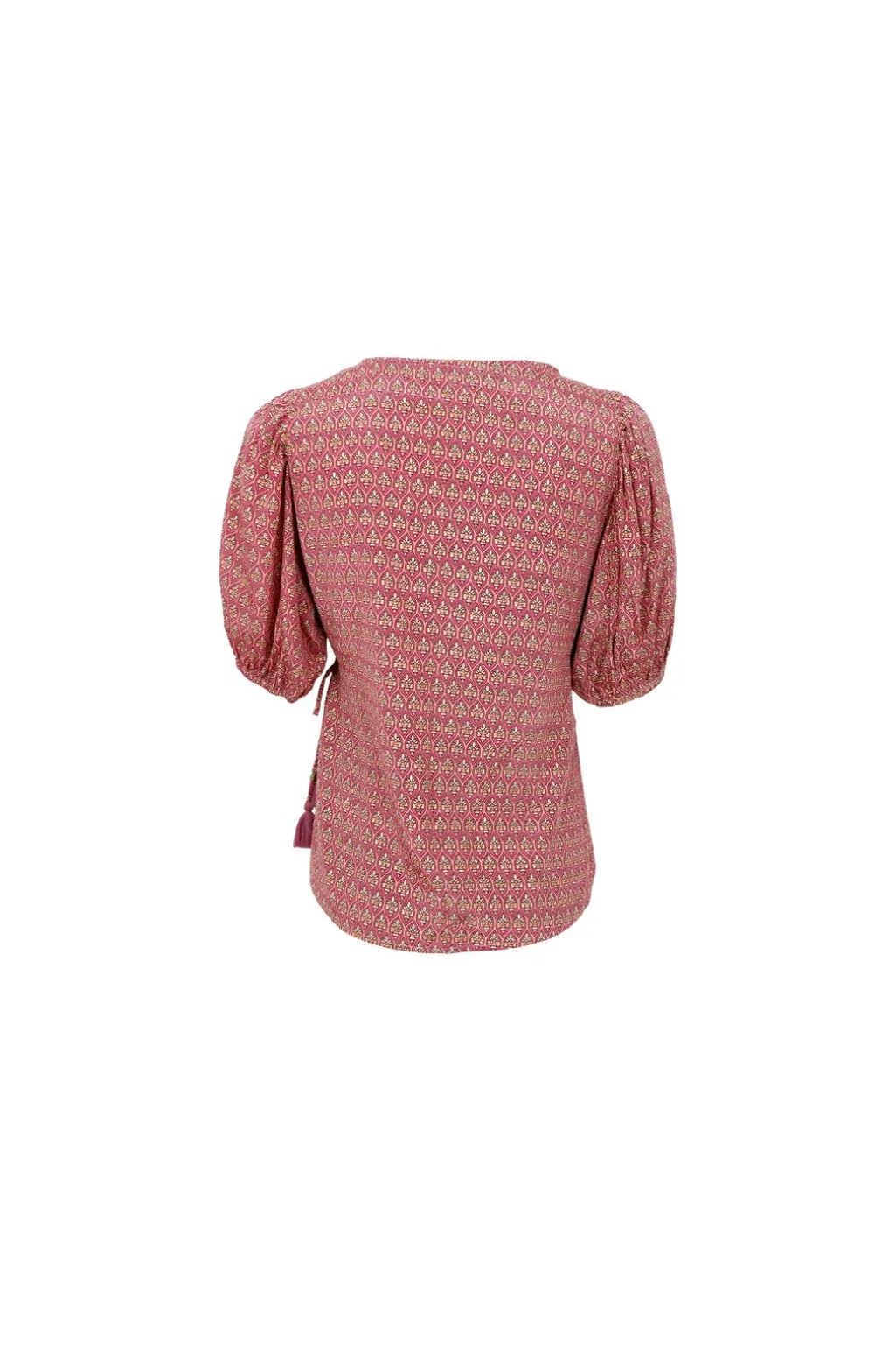 Bcluna Puff Sleeve Wrap Blouse 39175