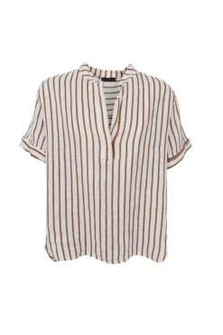 Bcmelina Ss Linen Shirt 41104