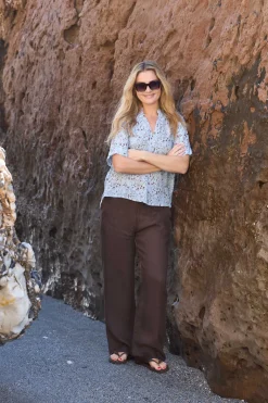 Bcmelina Wide Linen Pant 41114