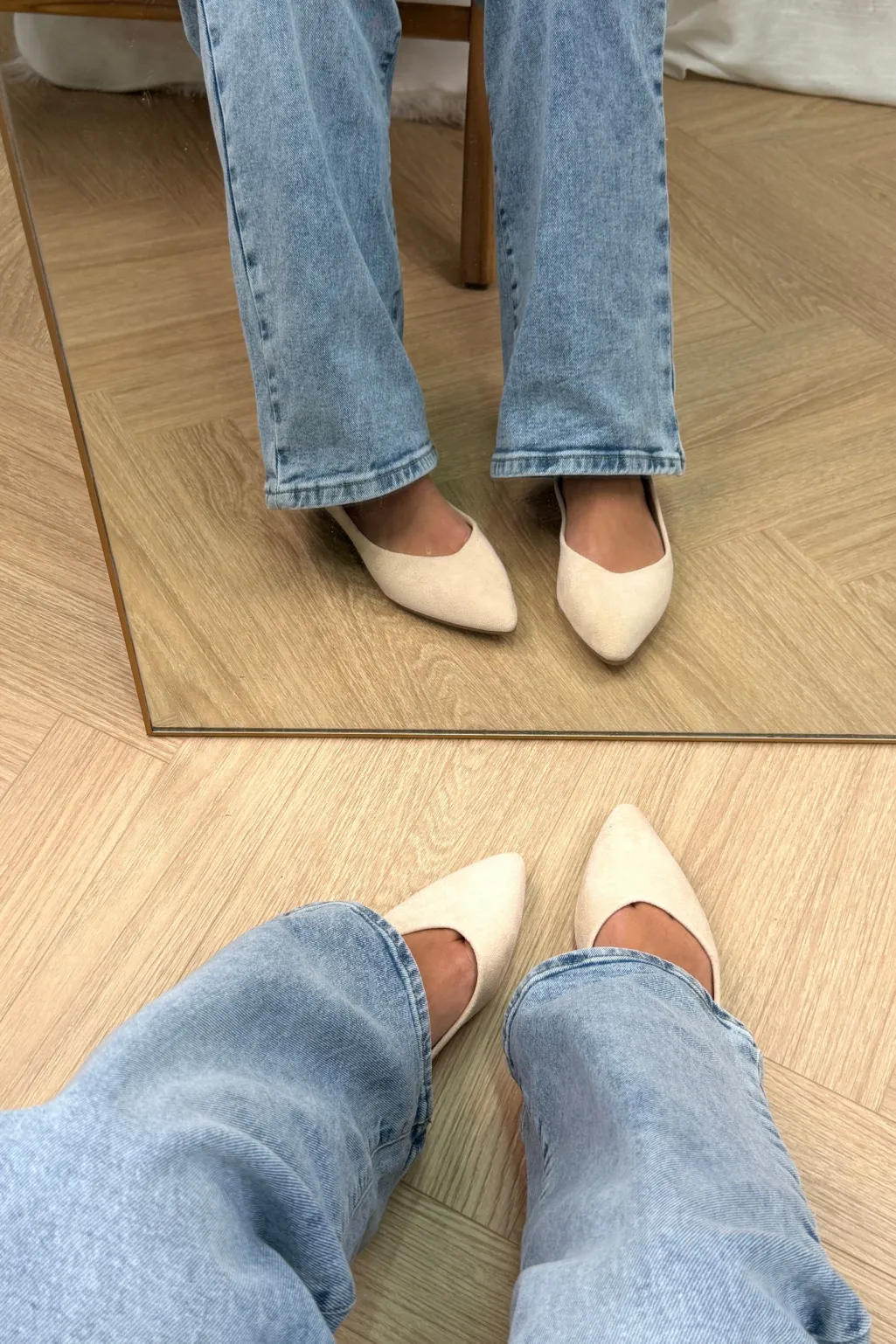 Blcornflower Ballet Flats