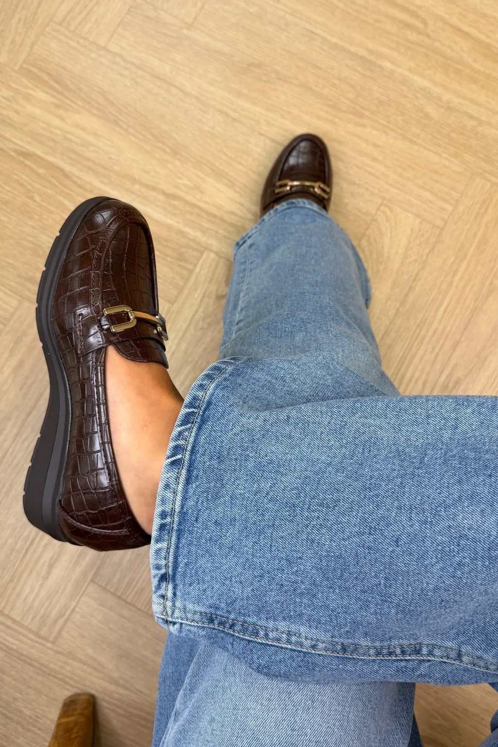 Blrue Loafers