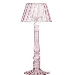 Bvcisco Fyrfadsstage, Rosa, Glas 82061722