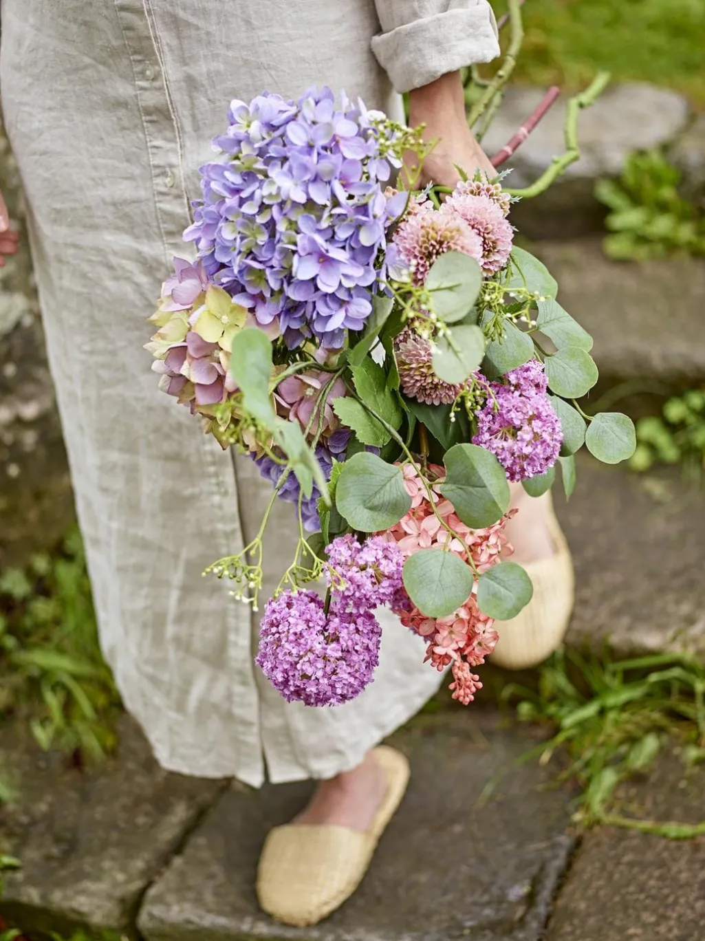 Bvedge Buket, Lilla, Kunstige Blomster 82072828