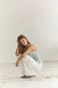 Colettecc Embroidery Pant 40055