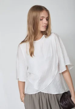 Connycc Drape Ss Blouse 45093