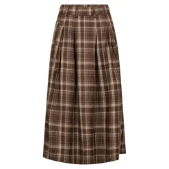 Dagnycc Anya Check Pleat Skirt 500071