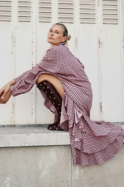 Eaimagazine Tiered Ruffle Dressimagazine