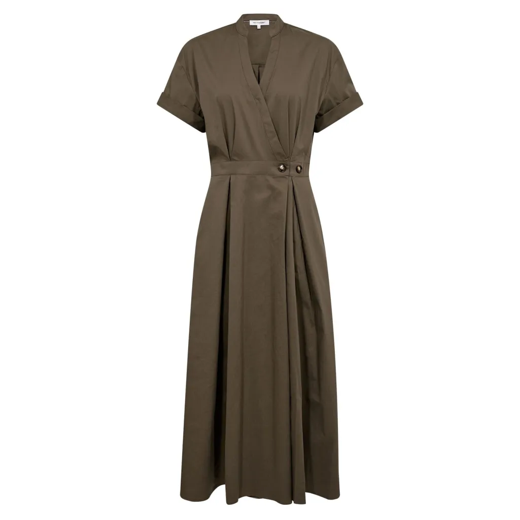 Elaracc Ss Wrap Dress 500254