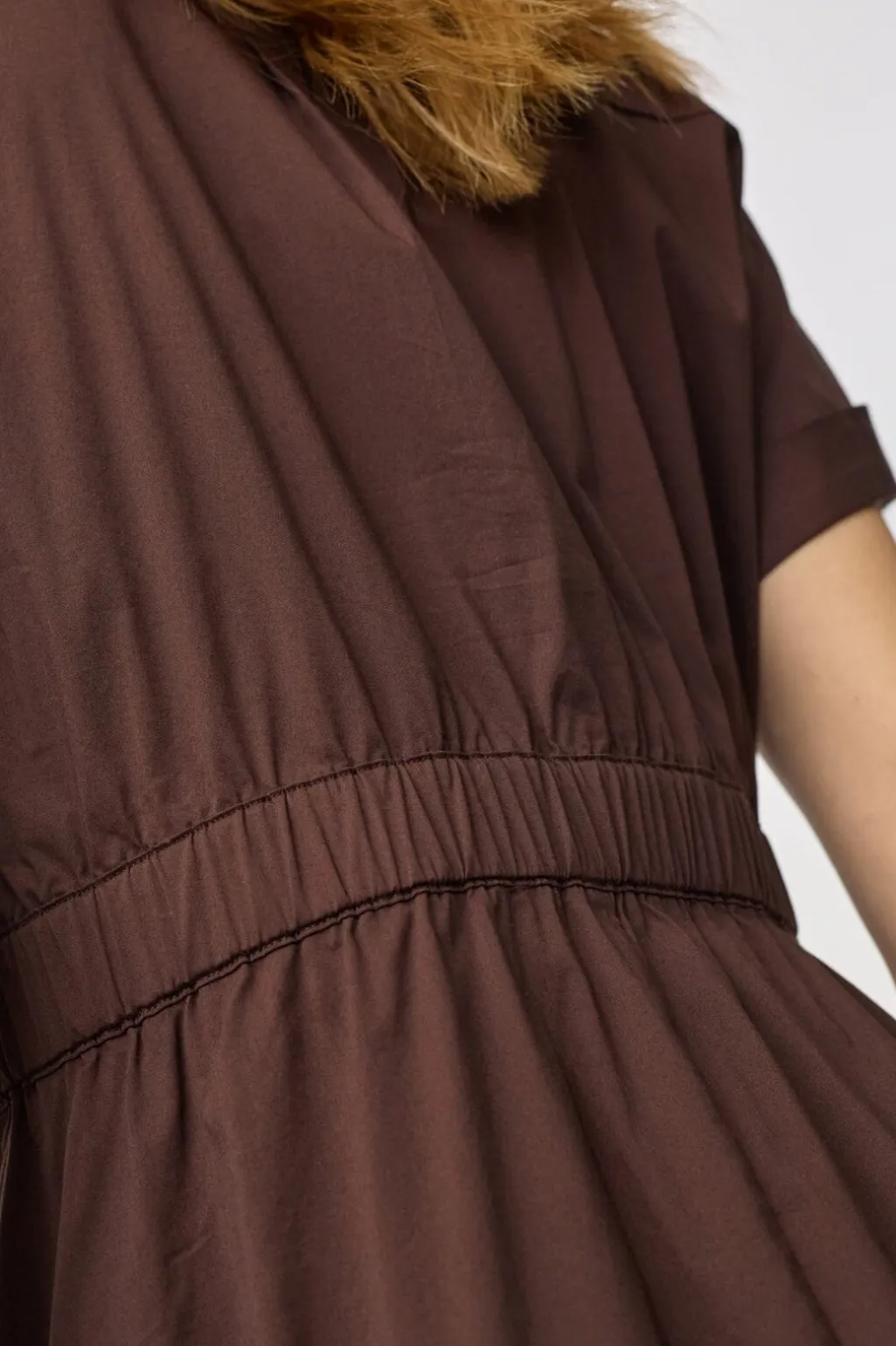Elaracc Wrap Ss Dress 46112