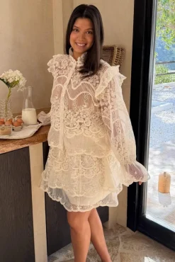 Ellinoraic Lace Mini Skirt 2626