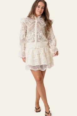Ellinoraic Lace Mini Skirt 2626