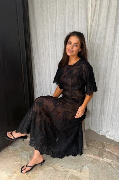 Ellinoric Lace Long Dress