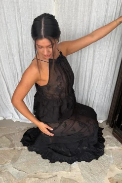 Ellinoric Lace Maxi Skirt