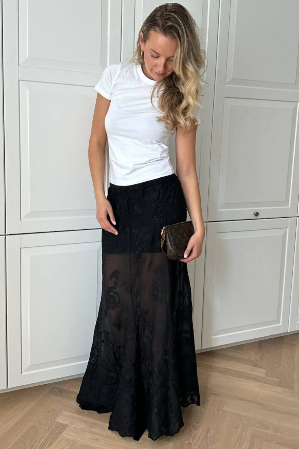 Ellinoric Lace Maxi Skirt