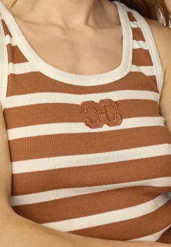 Grannycc Rib Emb. Tank Top 33207