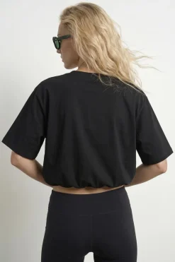 Hdina Ss Balloon Cropped T-Shirt 32000799