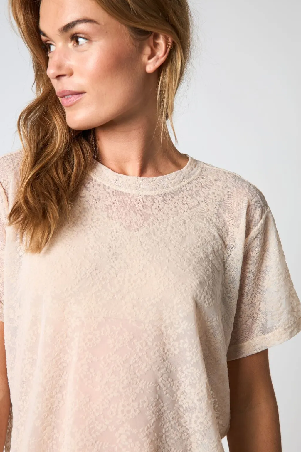 Hdlace Tee Oversiz 852-25