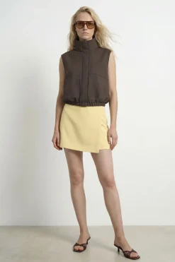 Hdsasha Sl High Collar Vest 32001018