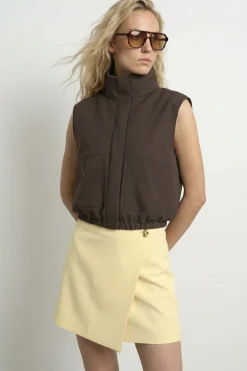 Hdsasha Sl High Collar Vest 32001018