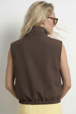 Hdsasha Sl High Collar Vest 32001018