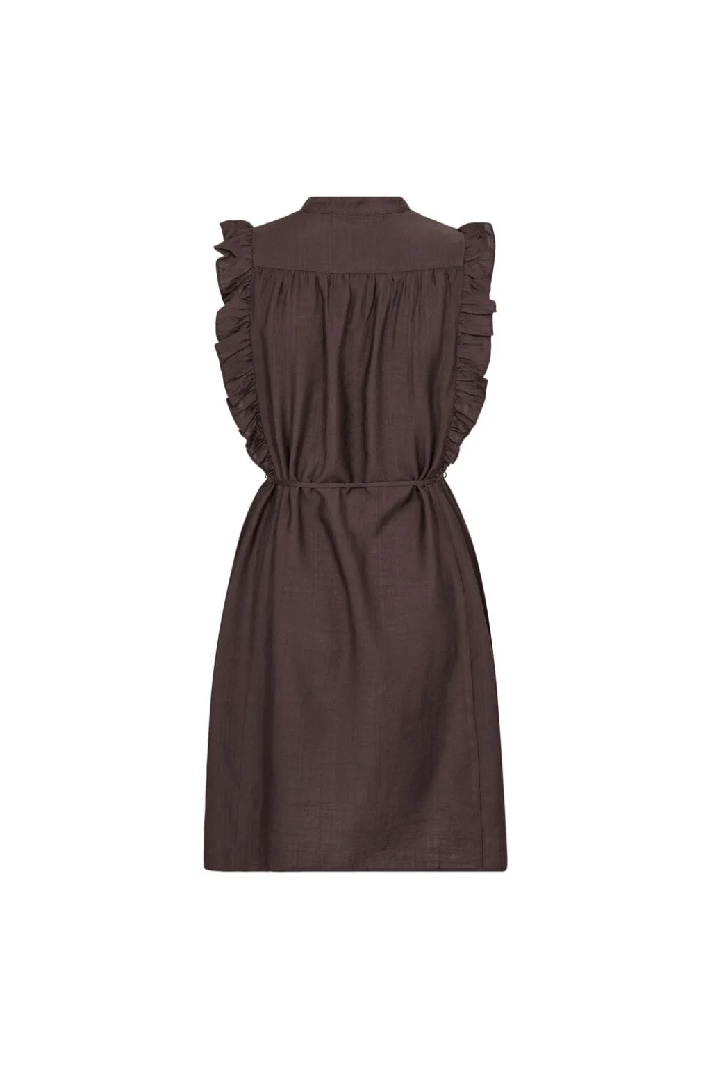 Heracc Frill Ss Crop V-Dress 46099