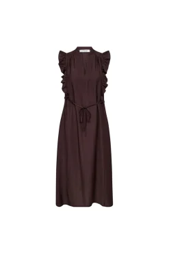 Heracc Frill Ss V-Dress 46096