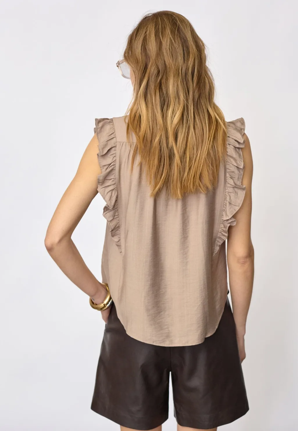 Heracc Frill Ss V-Top 45165
