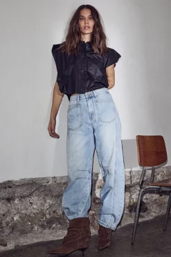 Hlabarrel Front Pocket Jeans HL10700