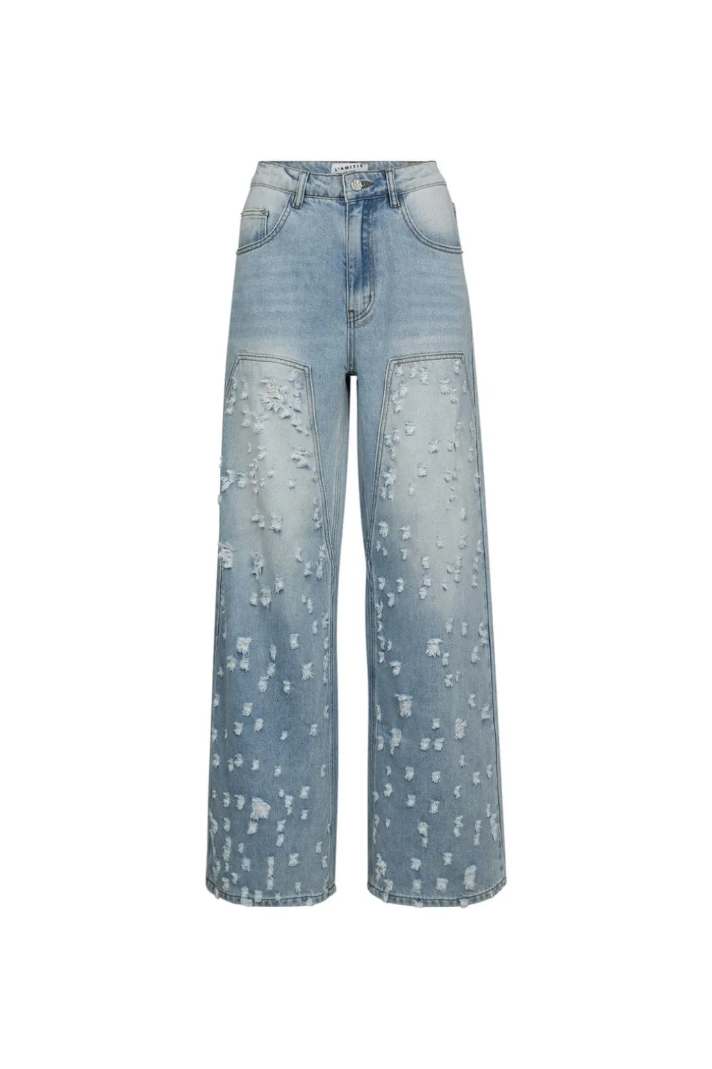 Hlableach Distressed Patch Tall Jeans HL10354