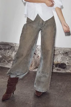 Hlaceleste Patch Vintage Jeans HL10756