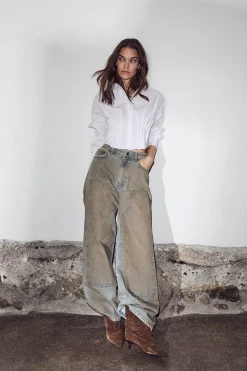 Hlaceleste Patch Vintage Jeans HL10756