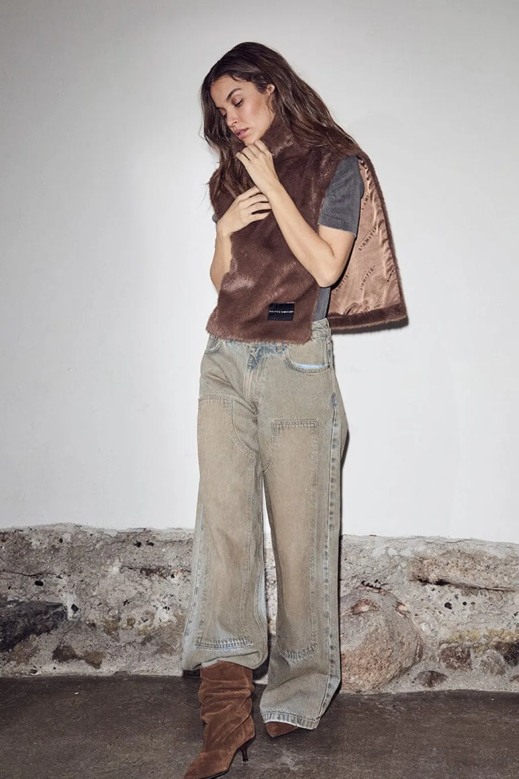Hlaceleste Patch Vintage Jeans HL10756