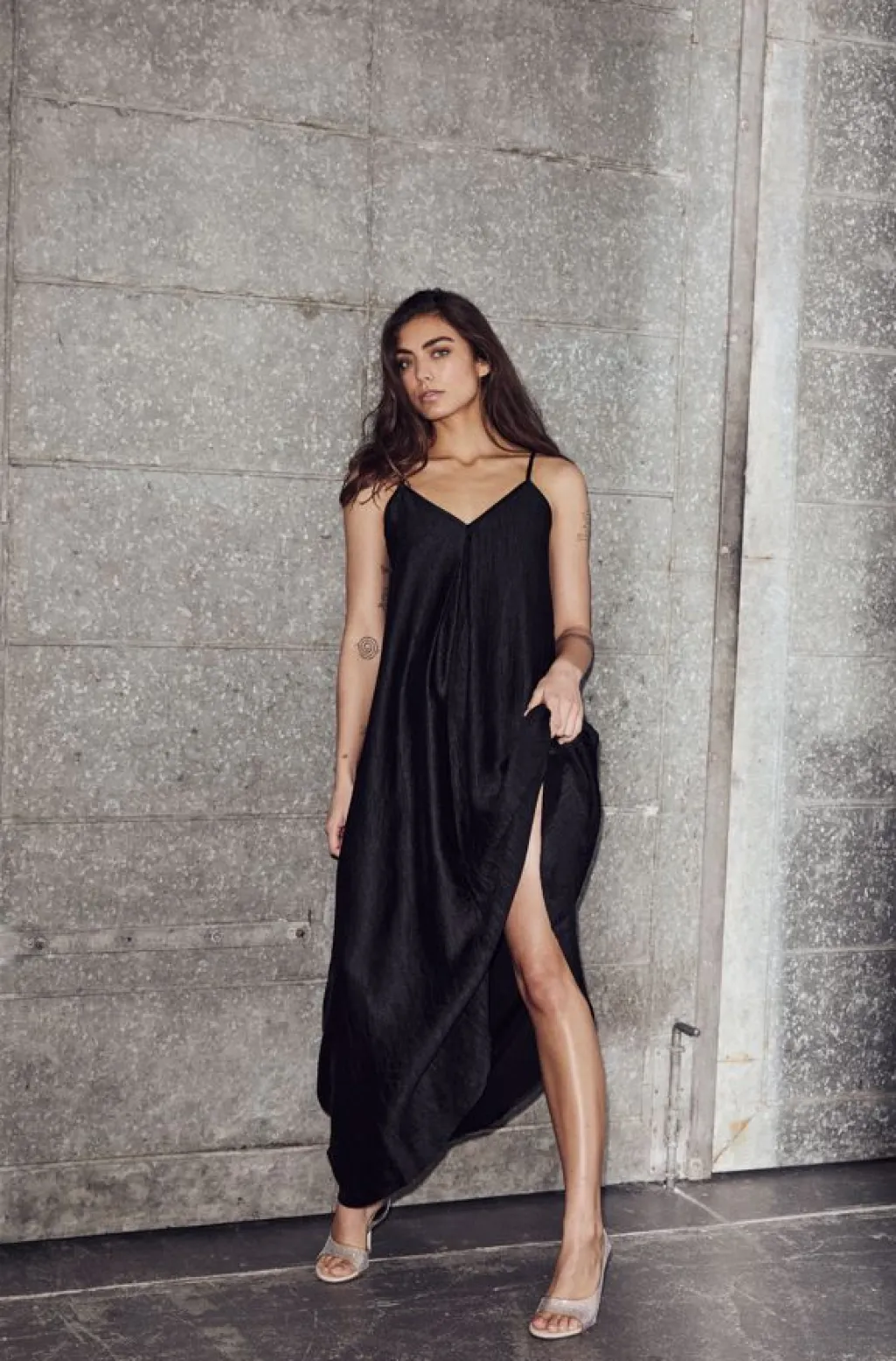 Hlacorsica Pleat Strap Dress HL10601