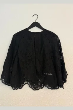 Hlacurvey Lace Hem Bolero HL10221