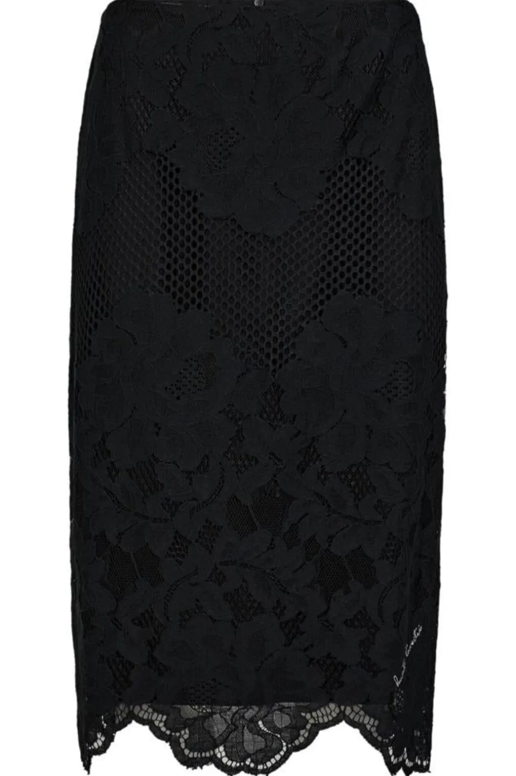 Hlacurvey Lace Hem Pencil Skirt HL10015