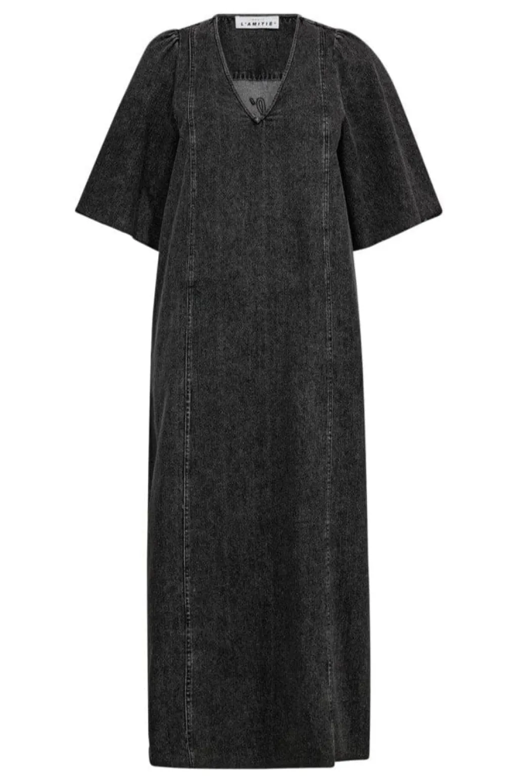Hladenim Hem Dress Black HL10357