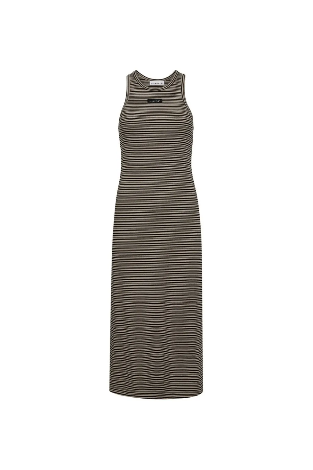 Hladessert Rib Stripe Dress HL10136