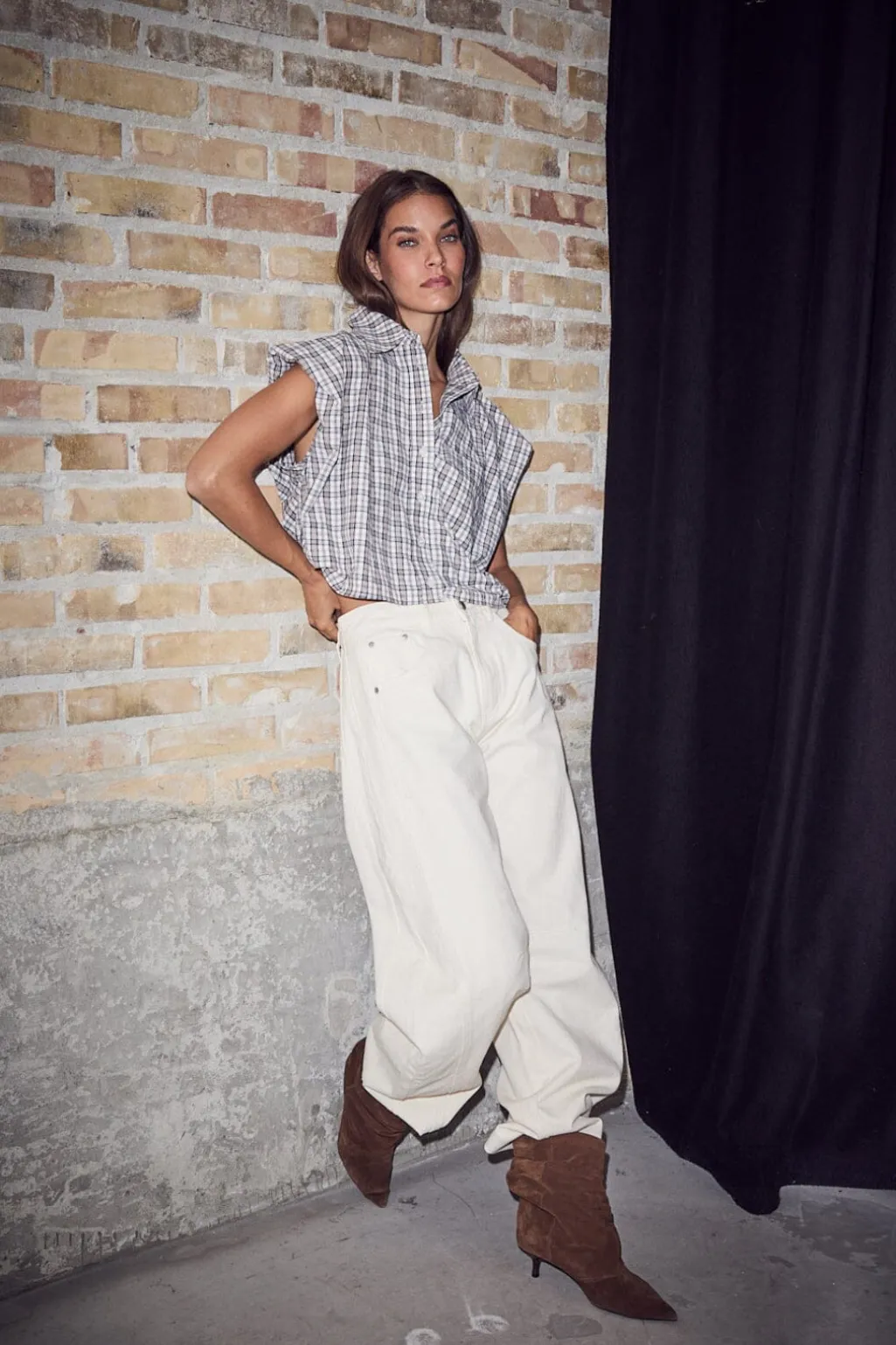 Hladinnie Ns Mini Check Shirt HL10847