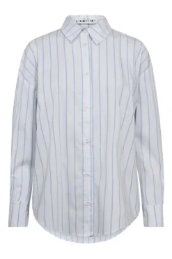 Hlafine Line Twist Bow Shirt HL10210
