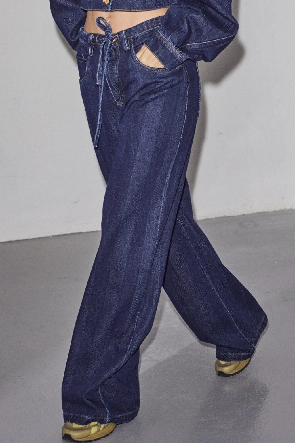 Hlahering String Tie Jeans HL10060
